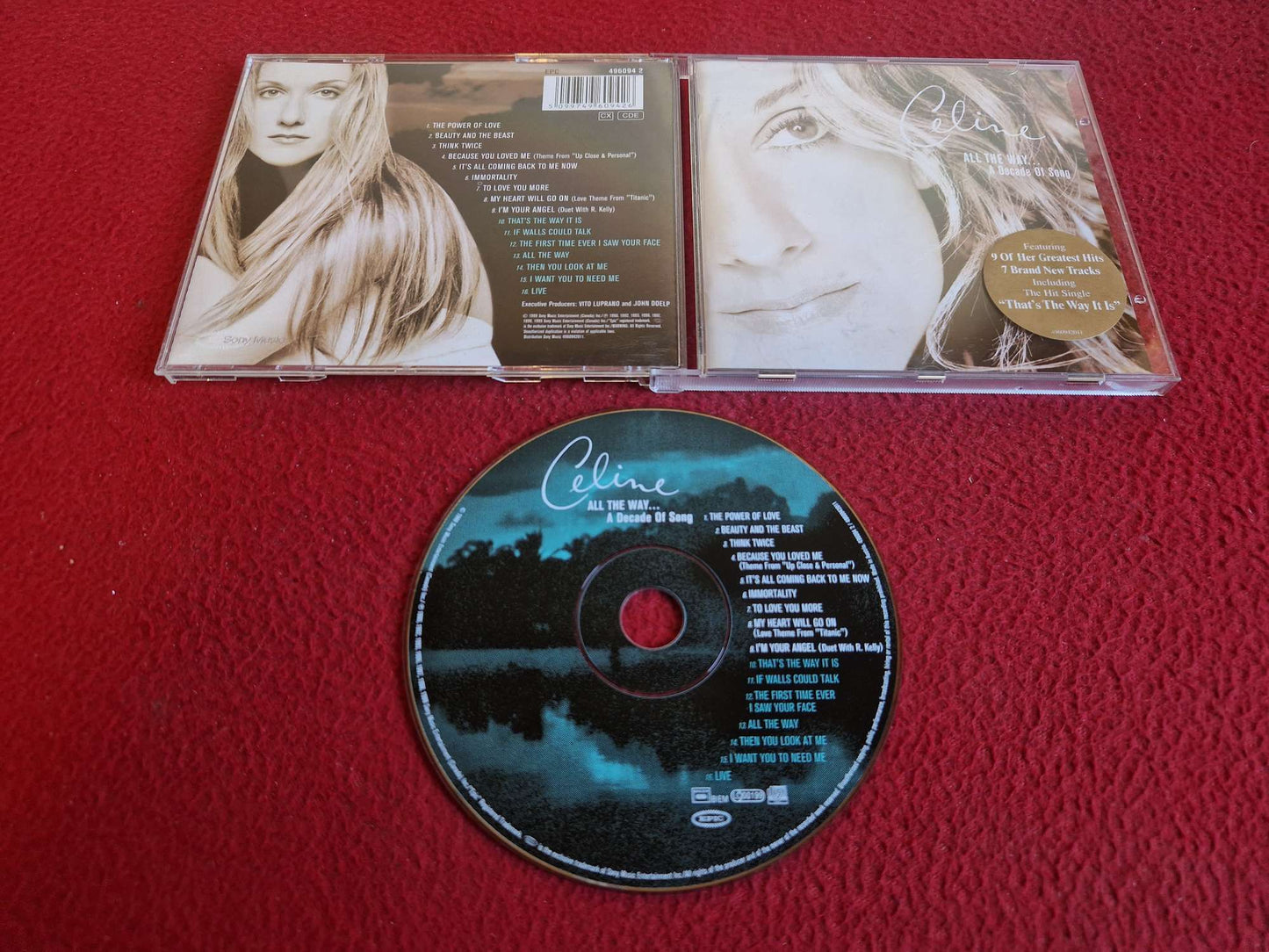 CELINE DION ALL THE WAY... A DECADE OF SONG CD