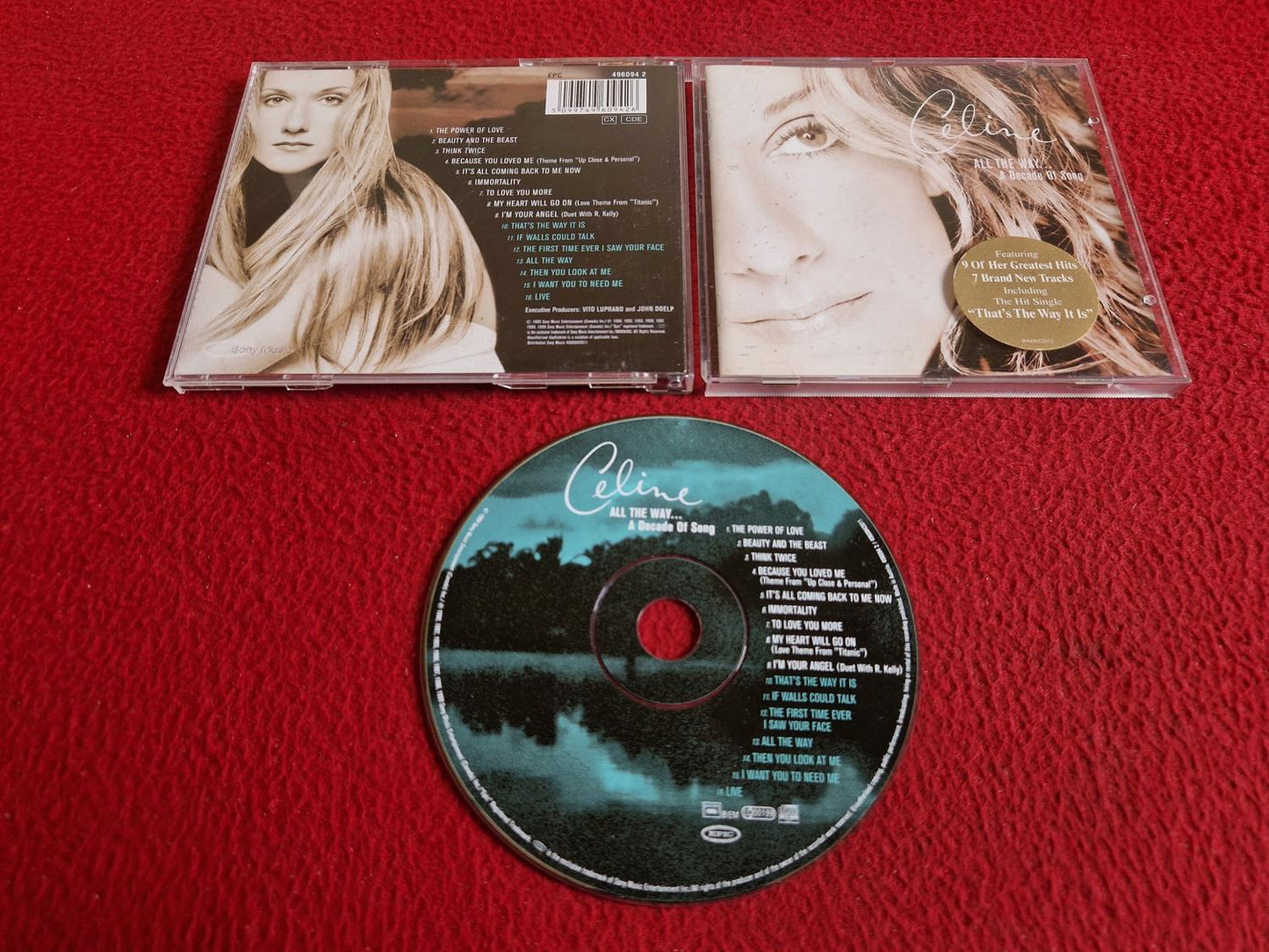 CELINE DION ALL THE WAY... A DECADE OF SONG CD