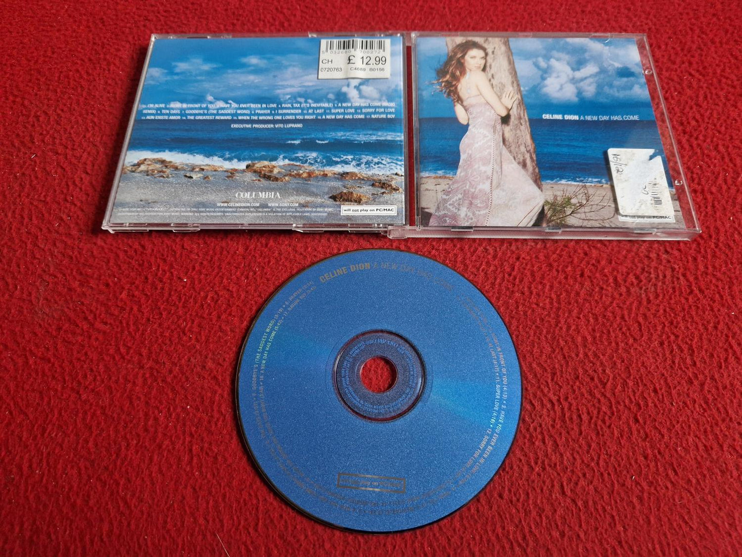 CELINE DION A NEW DAY HAS GONE CD