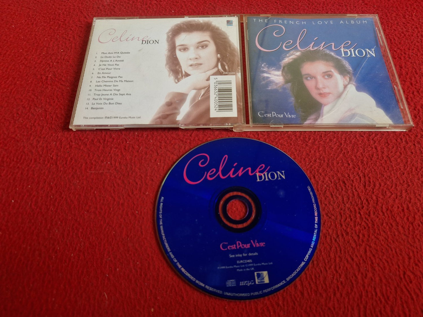 CELINE DION C'EST POUR VIVRE THE FRENCH LOVE ALBUM CD