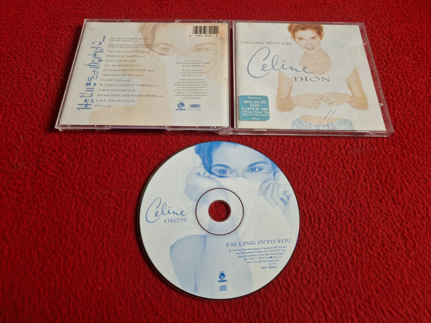 CELINE DION FALLING INTO YOU CD