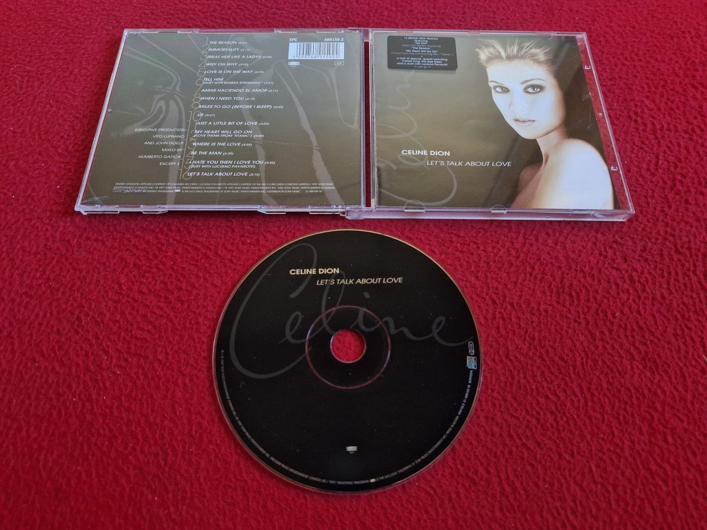CELINE DION LET'S TALK ABOUT LOVE CD