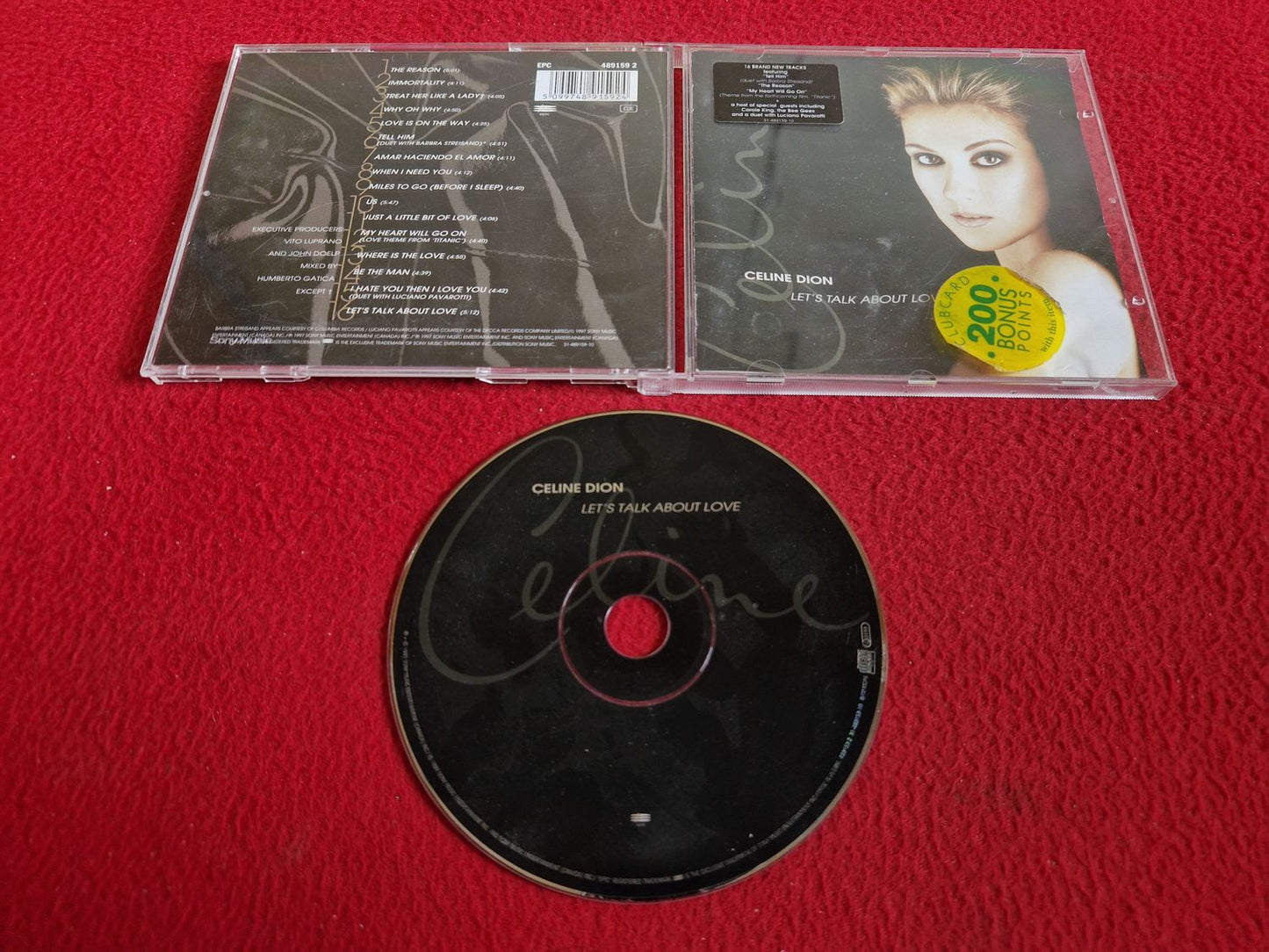 CELINE DION LET'S TALK ABOUT LOVE CD