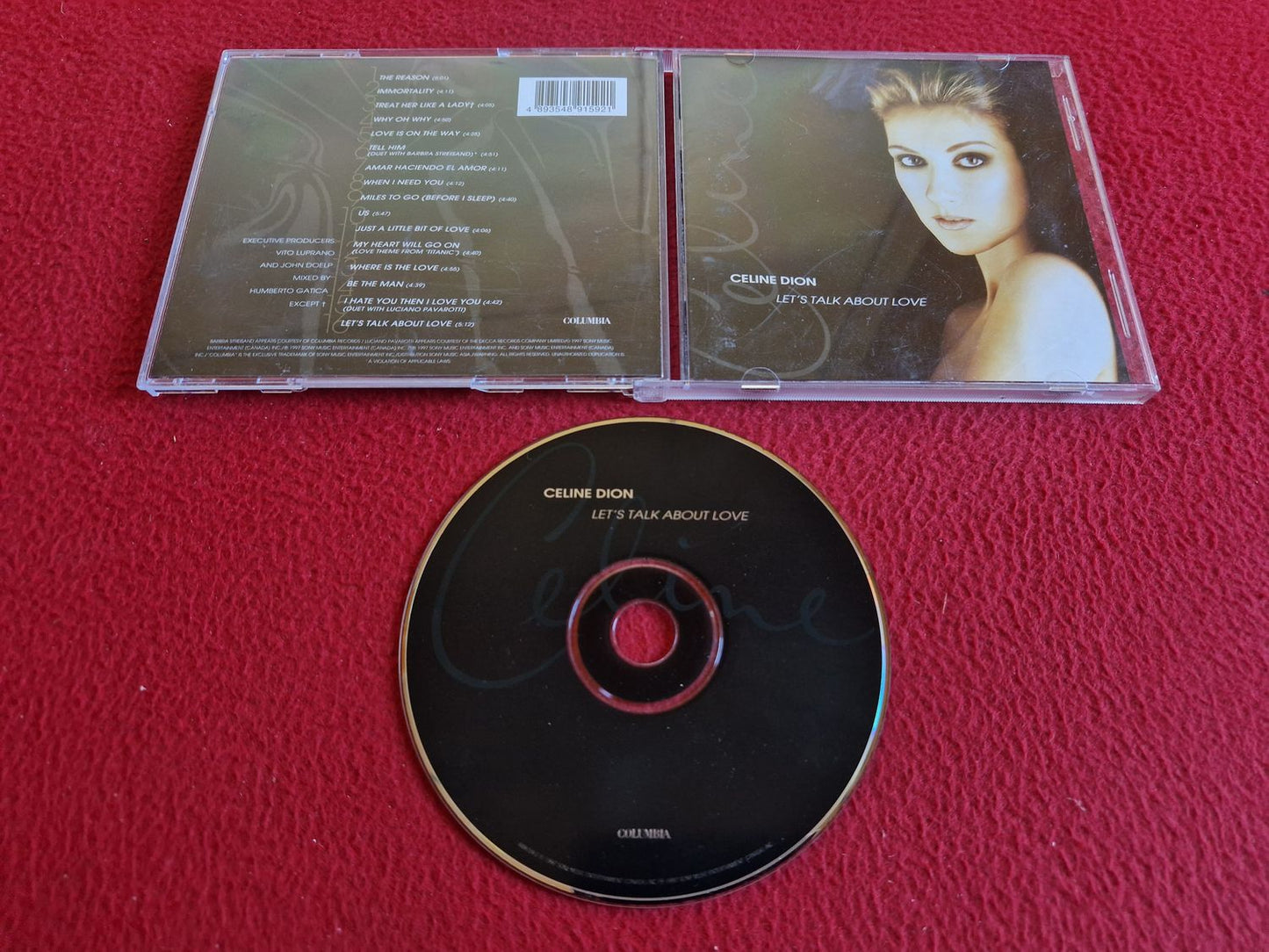 CELINE DION LET'S TALK ABOUT LOVE CD