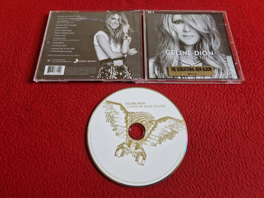 CELINE DION LOVED ME BACK TO LIFE CD