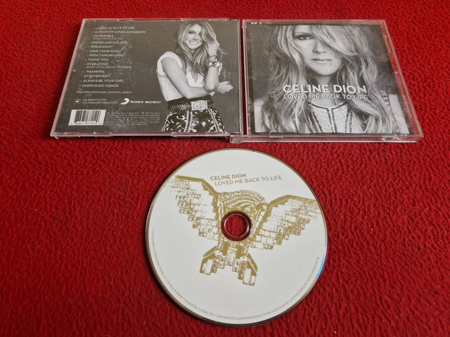 CELINE DION LOVED ME BACK TO LIFE CD
