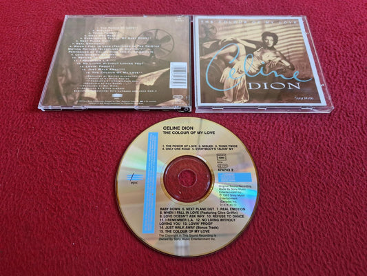 CELINE DION THE COLOUR OF MY LOVE CD