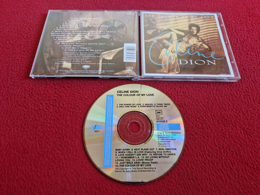 CELINE DION THE COLOUR OF MY LOVE CD