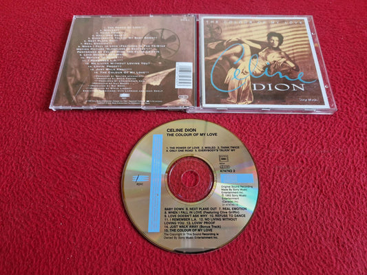 CELINE DION THE COLOUR OF MY LOVE CD