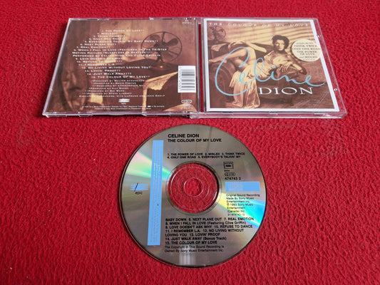 CELINE DION THE COLOUR OF MY LOVE CD