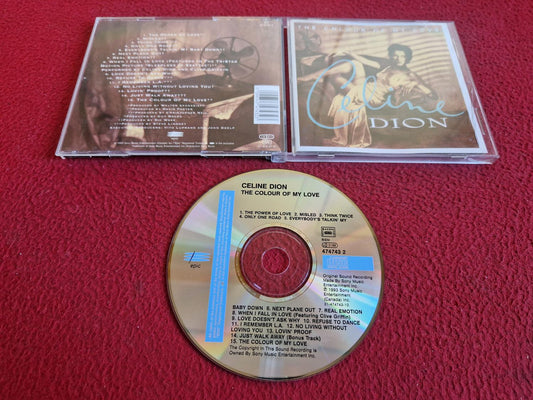 CELINE DION THE COLOUR OF MY LOVE CD
