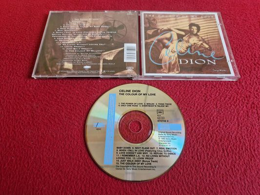 CELINE DION THE COLOUR OF MY LOVE CD