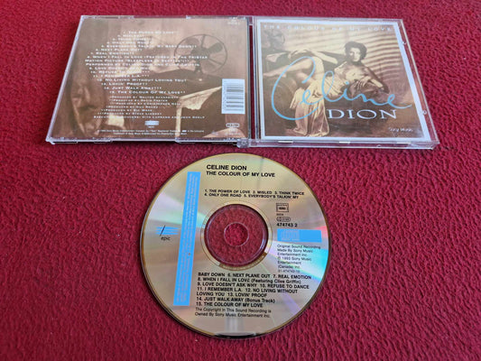 CELINE DION THE COLOUR OF MY LOVE CD