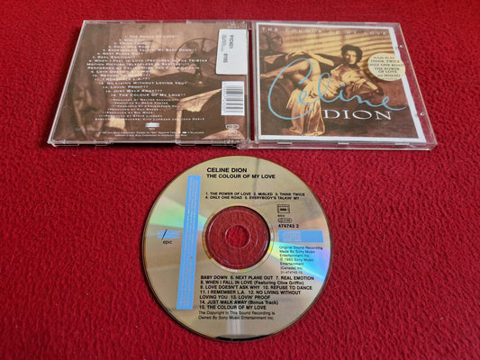 CELINE DION THE COLOUR OF MY LOVE CD