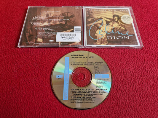 CELINE DION THE COLOUR OF MY LOVE CD