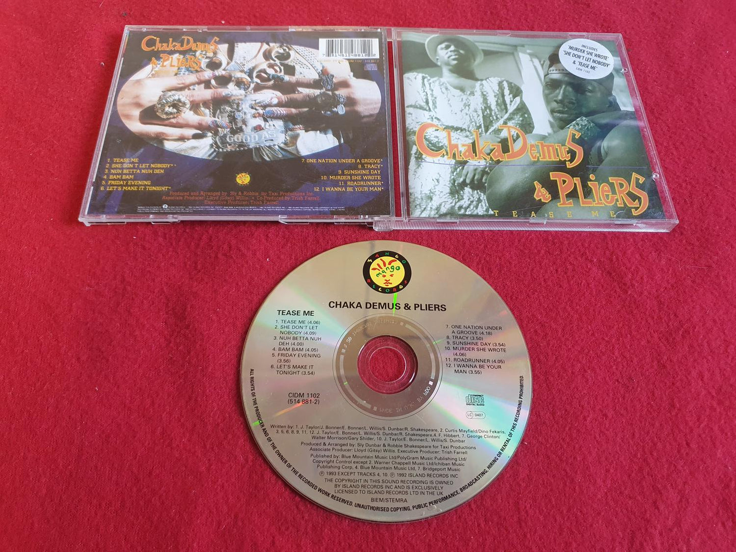 CHAKA DEMUS & PLIERS TEMUS till CD