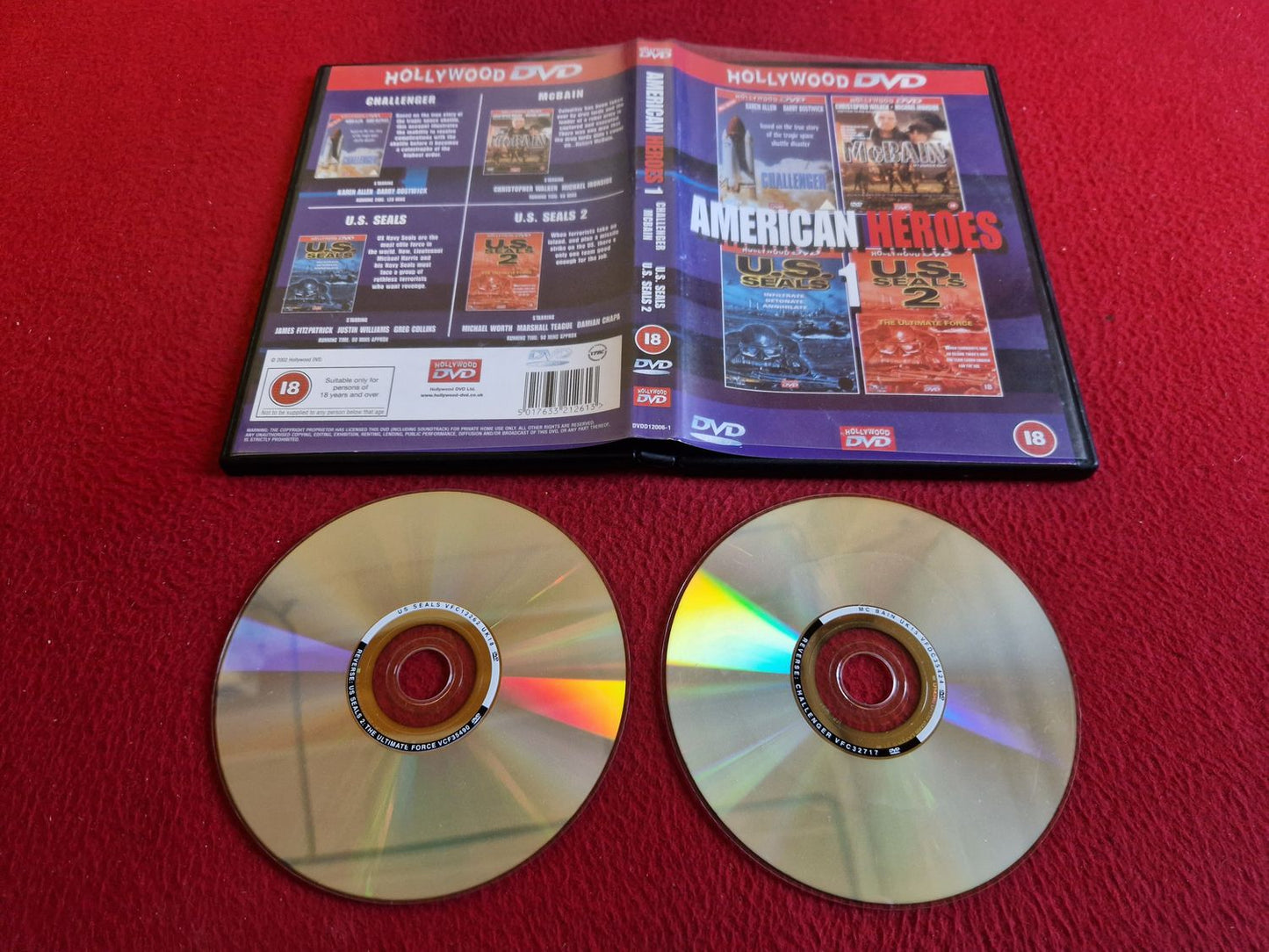 CHALLENGER / MCBAIN / U.S. SEALS 1 & 2 DVD