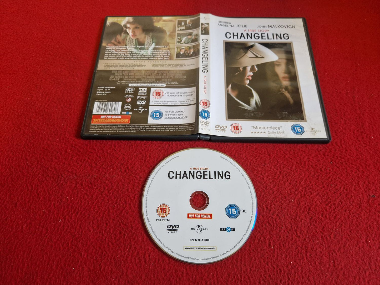 CHANGELING DVD