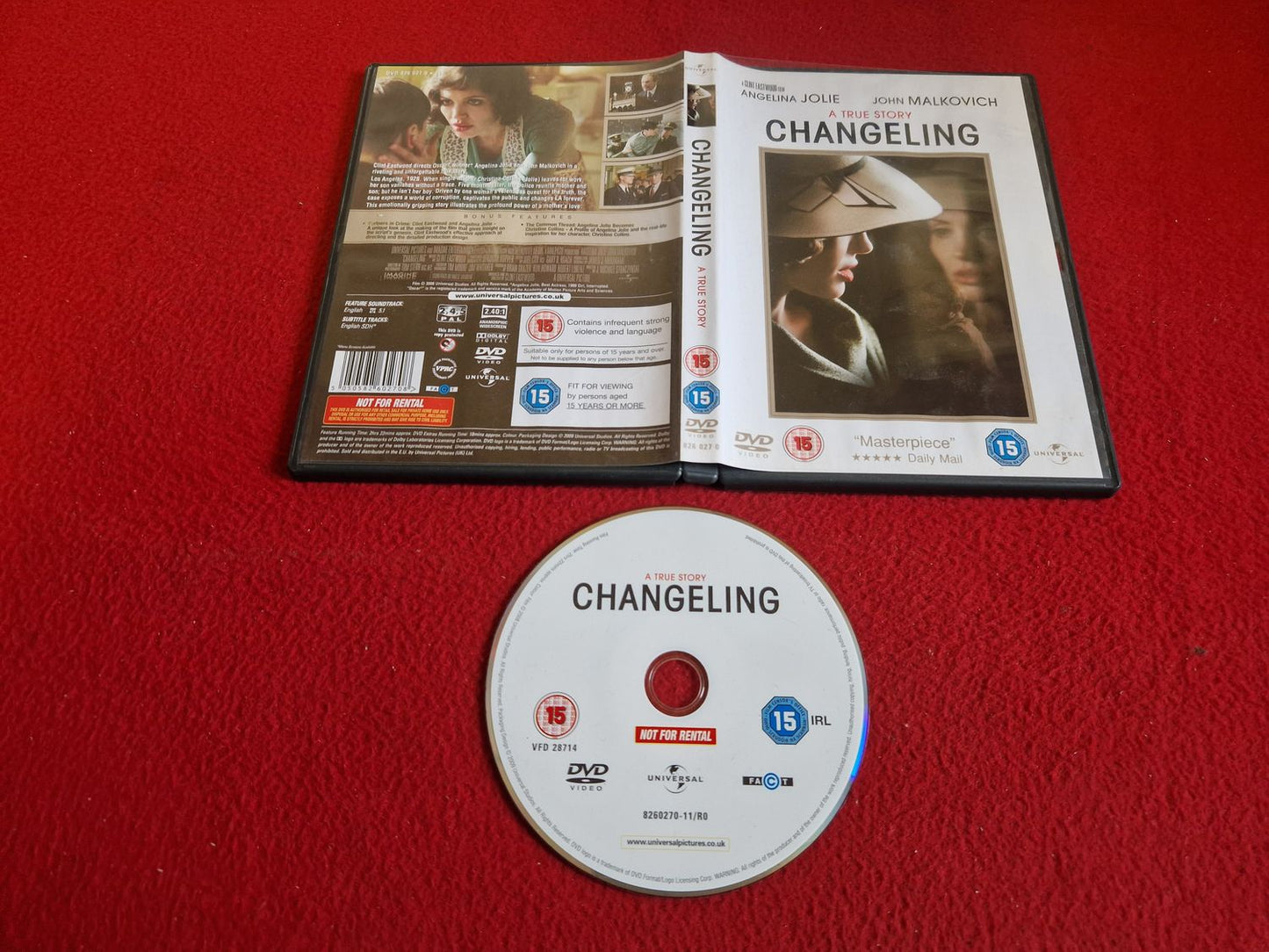 CHANGELING DVD