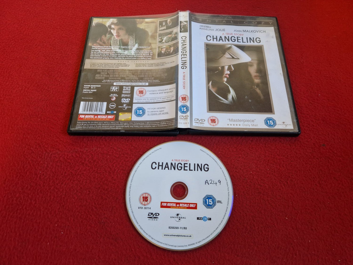 CHANGELING DVD