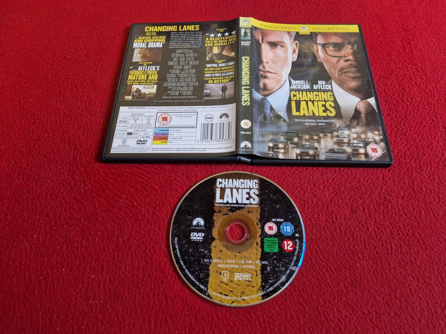 CHANGING LANES DVD