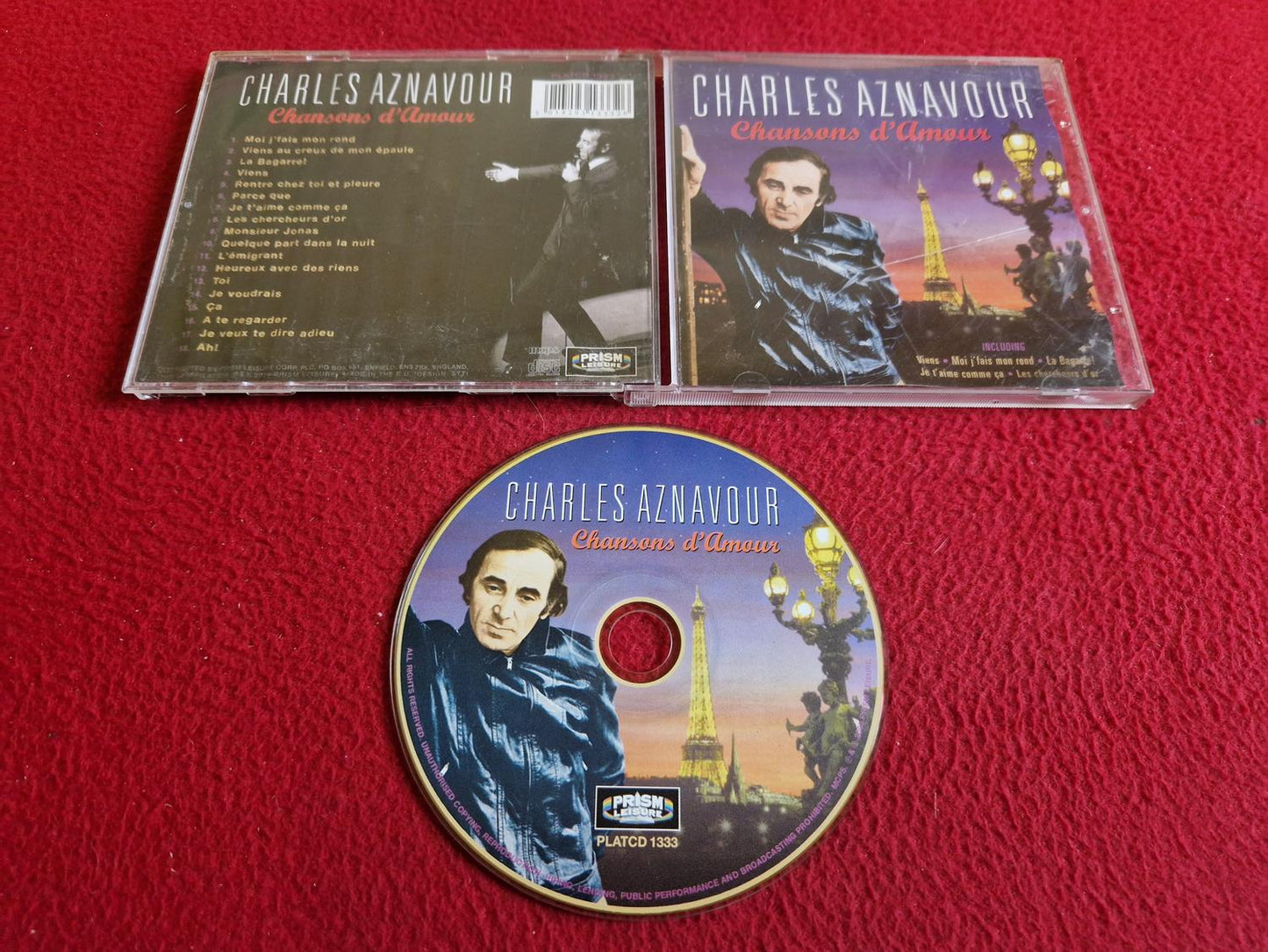 CHARLES AZNAVOUR CHANSONS D'AMOUR CD