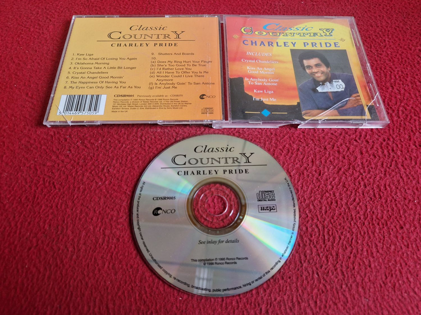 CHARLEY PRIDE CLASSIC COUNTRY CD