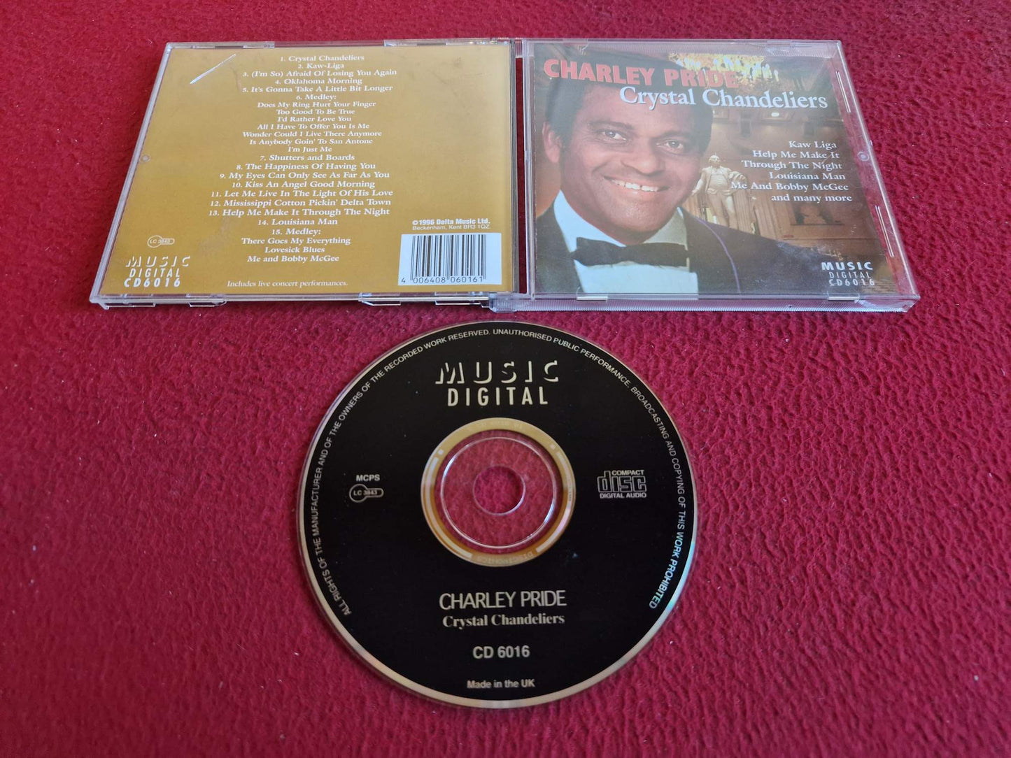 CHARLEY PRIDE CRYSTAL CHANDELIERS CD