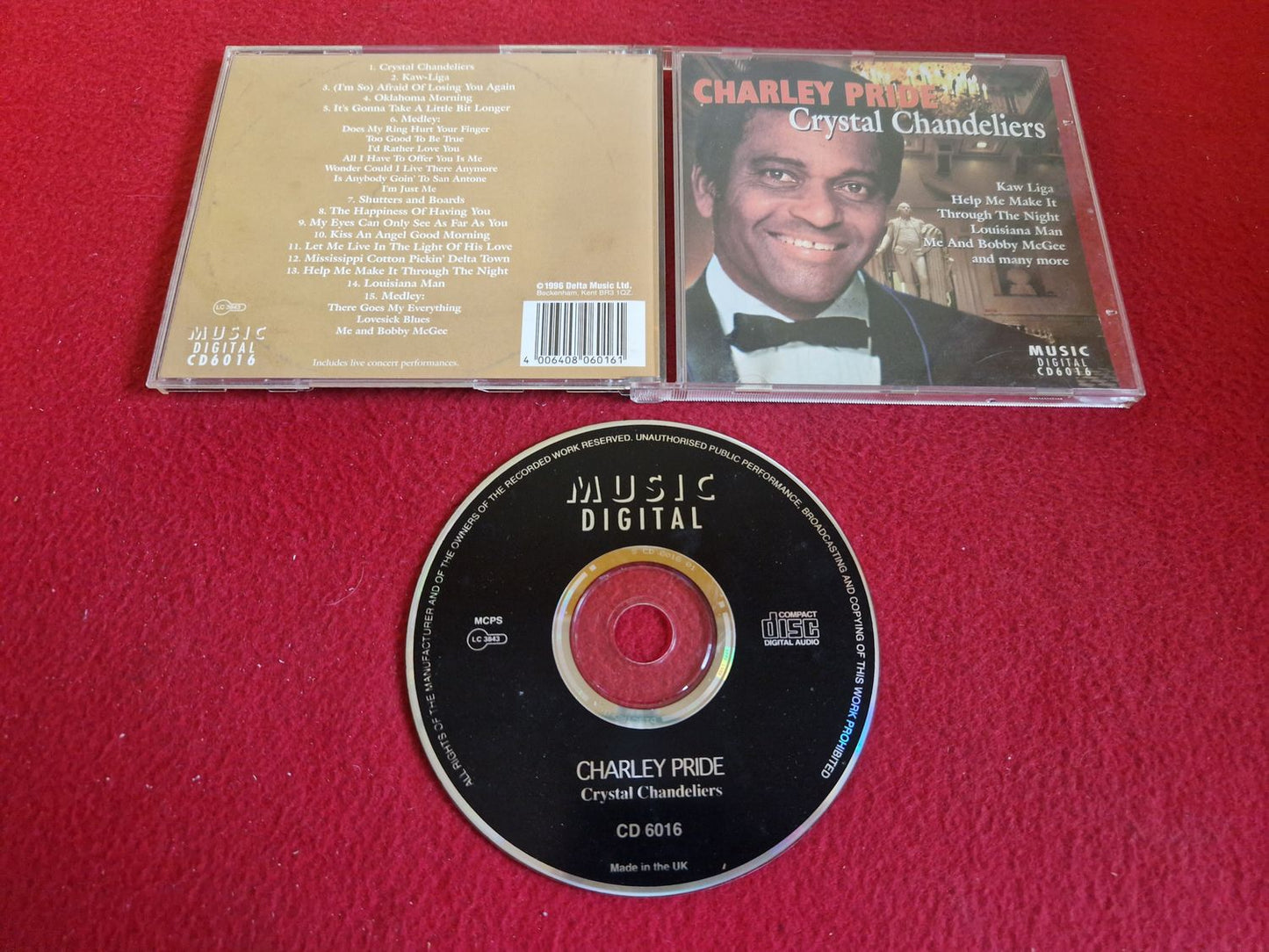 CHARLEY PRIDE CRYSTAL CHANDELIERS till CD