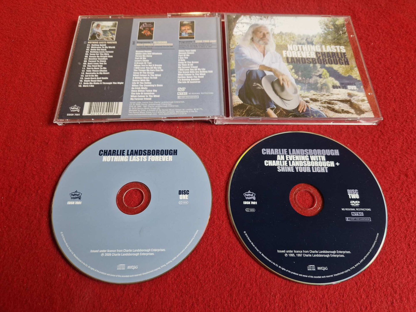 CHARLIE LANDSBOROUGH NOTHING LASTS FOREVER CD