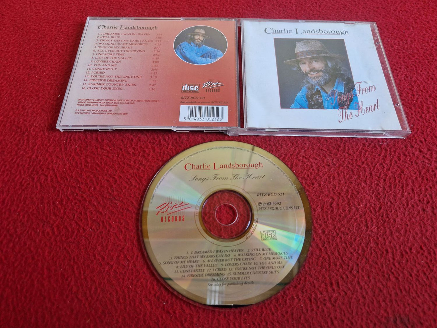 CHARLIE LANDSBOROUGH SONGS FROM THE HEART CD