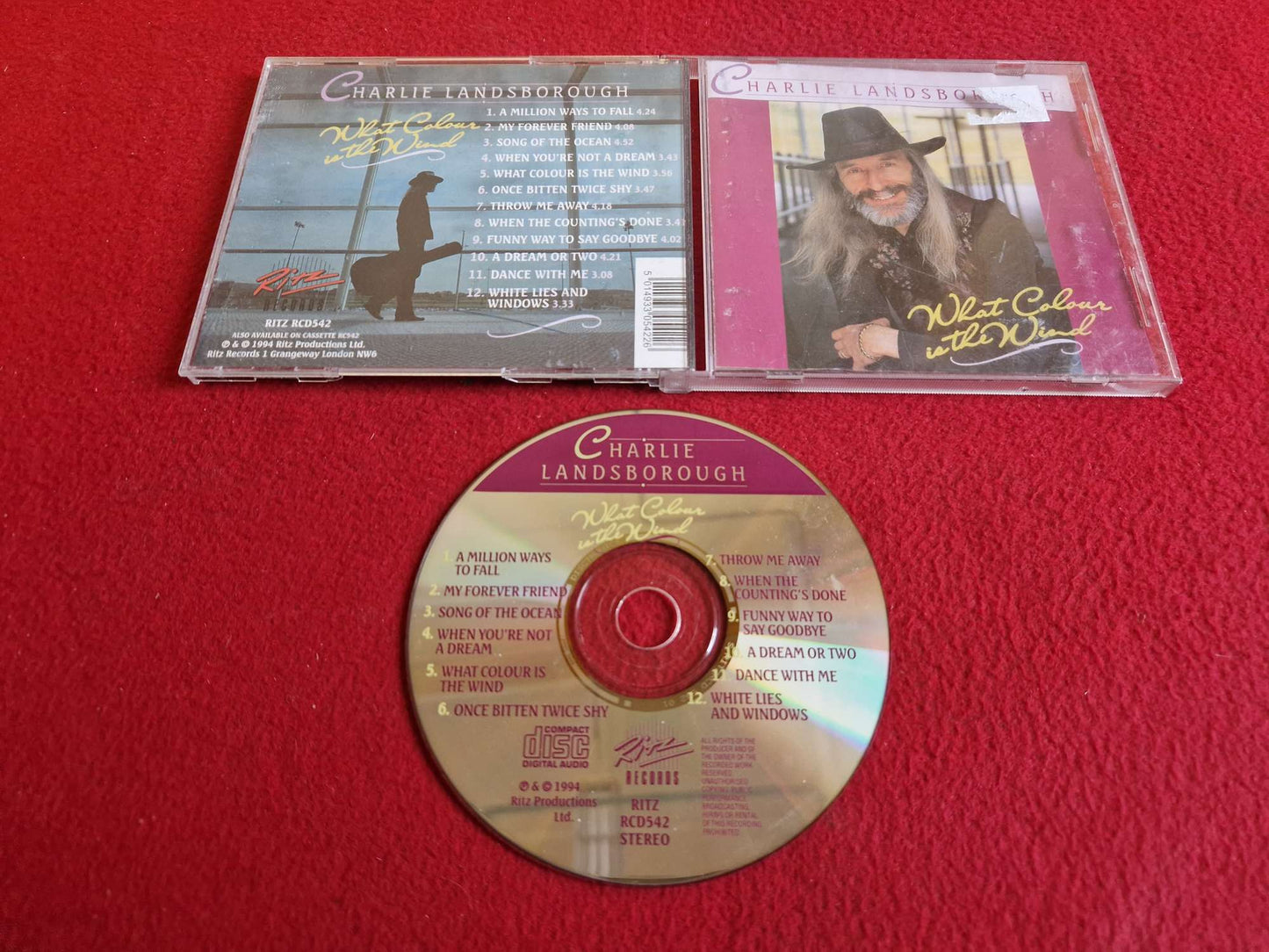 CHARLIE LANDSBOROUGH WHAT COLOUR IS THE WIND CD