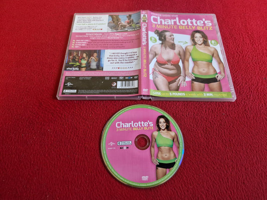 CHARLOTTE'S 3 MINUTE BELLY BLITZ DVD