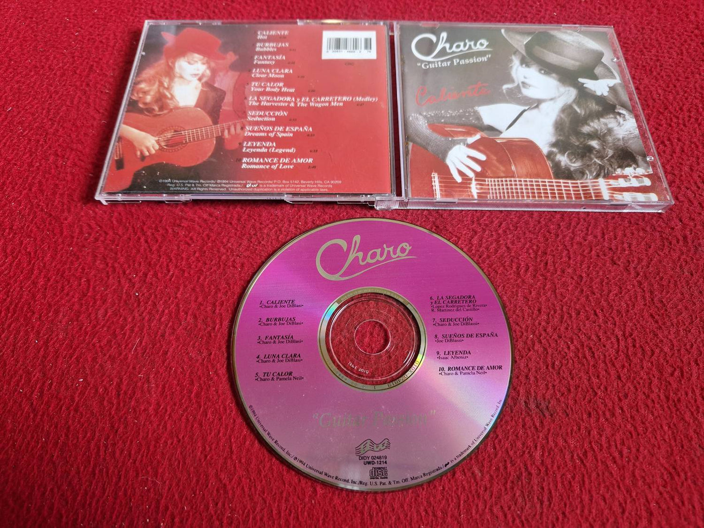 CHARO GUITAR PASSION CALIENTE CD