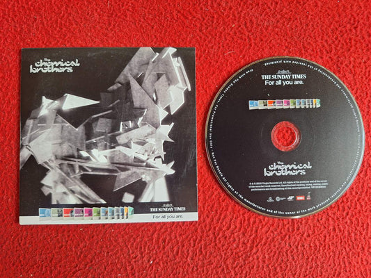 CHEMICAL BROTHERS FOR ALL YOU ARE [ THE SUNDAY TIMES ] CD