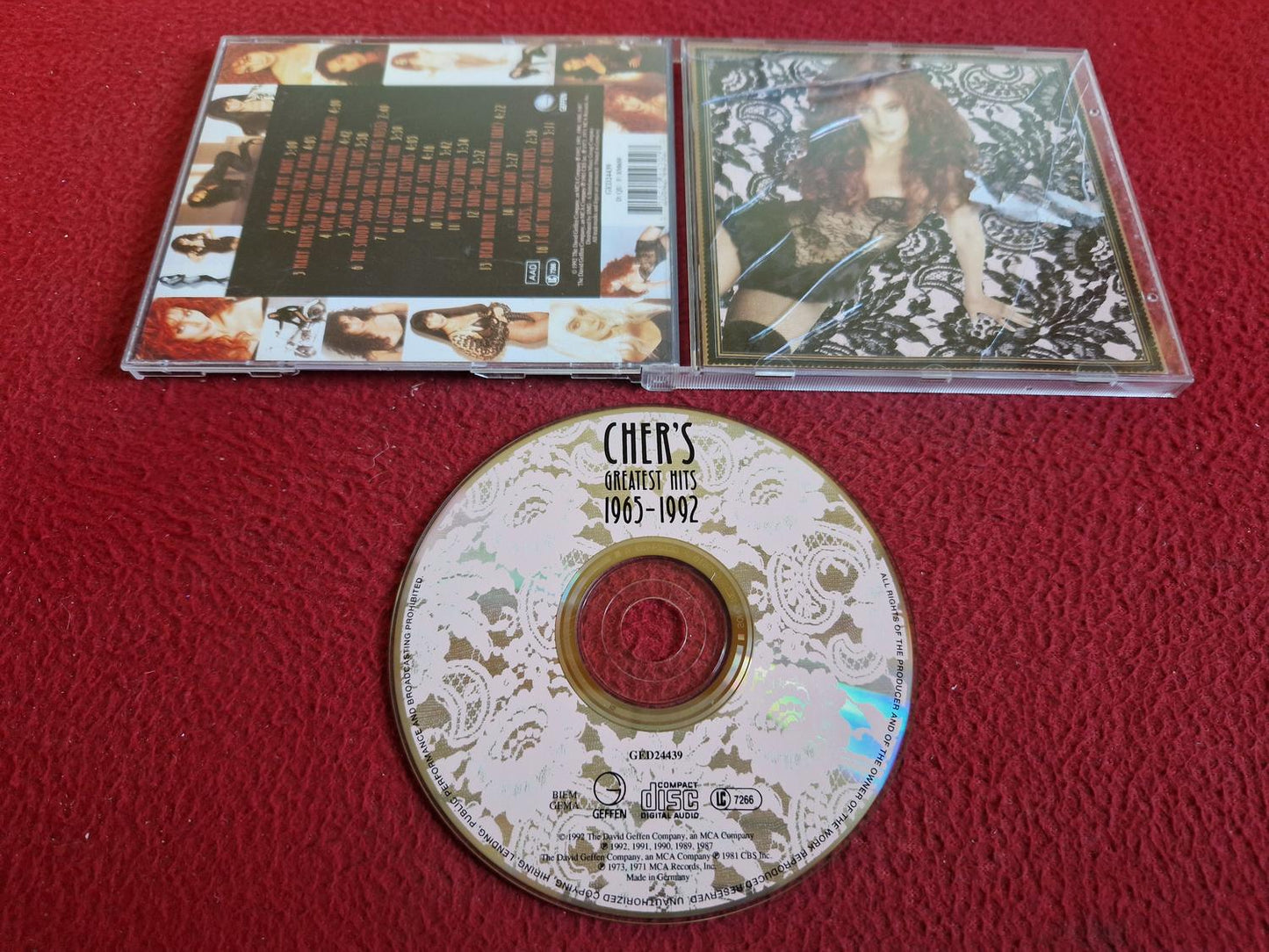 CHER GREATEST HITS 1965 - 1992 CD