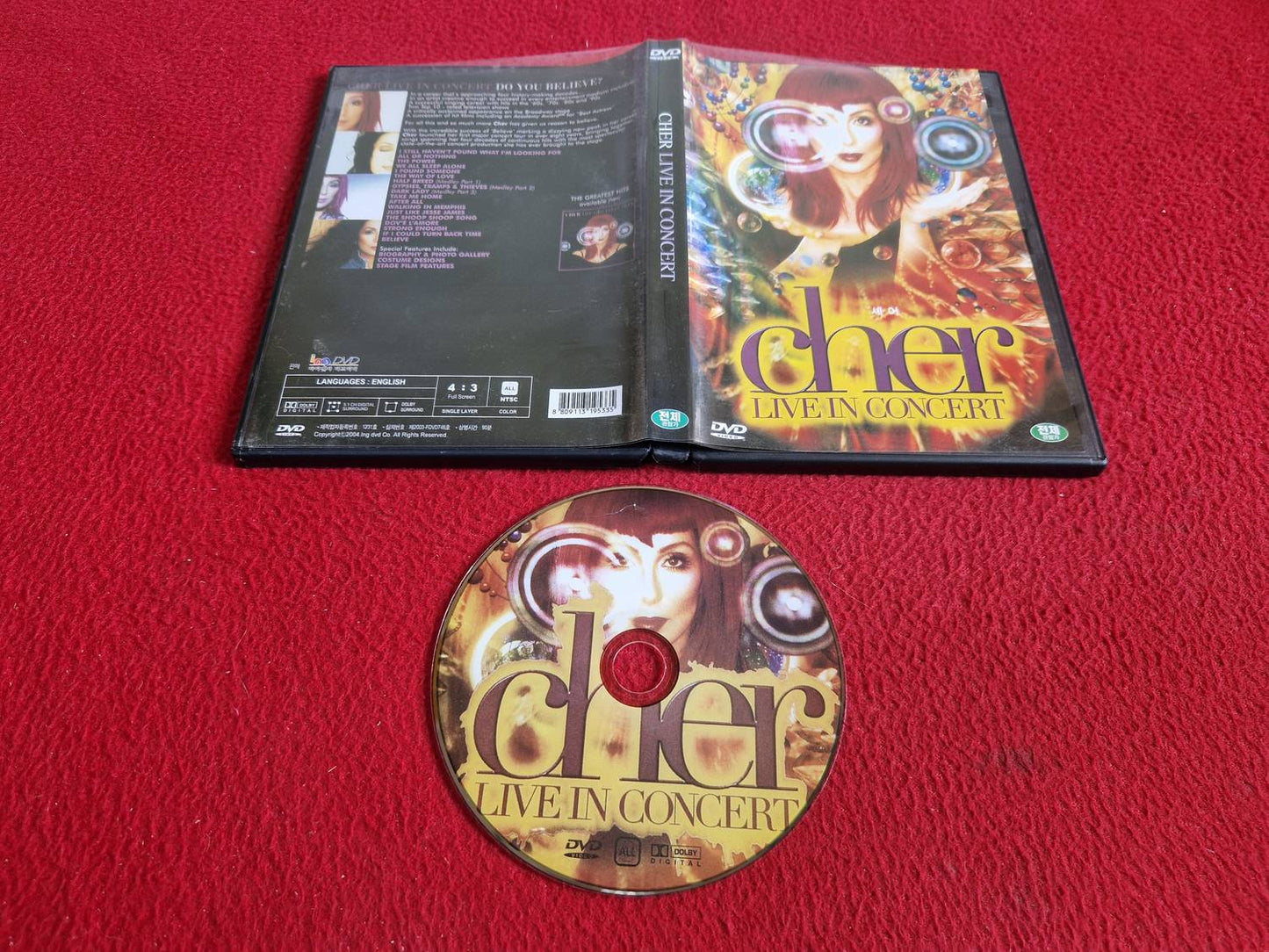 CHER LIVE IN CONCERT [ ALL / NTSC ] DVD