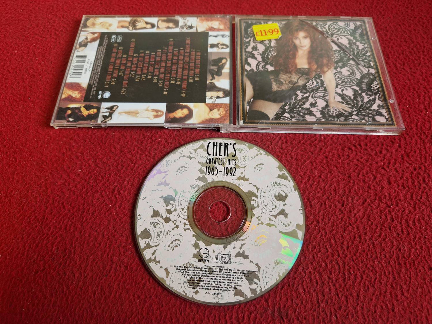 CHER'S GREATEST HITS 1965 - 1992 CD