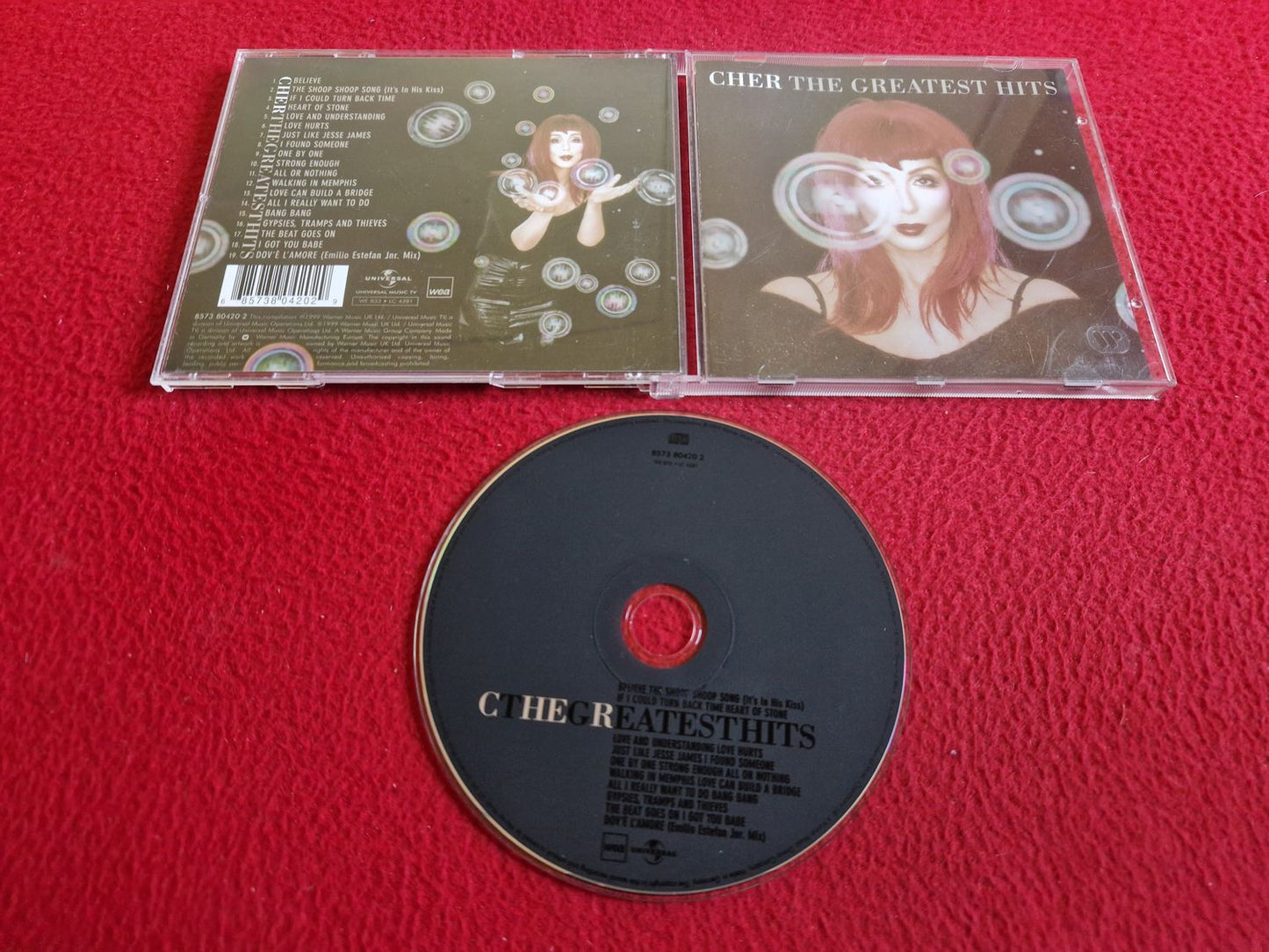 CHER THE GREATEST HITS CD