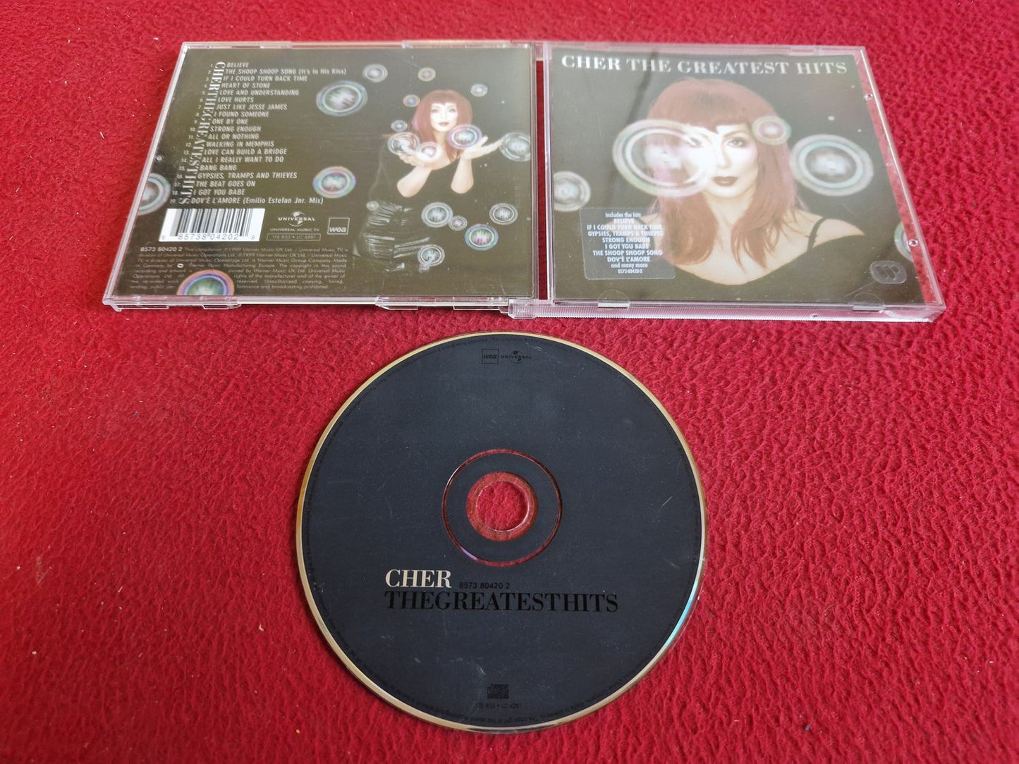 CHER THE GREATEST HITS CD