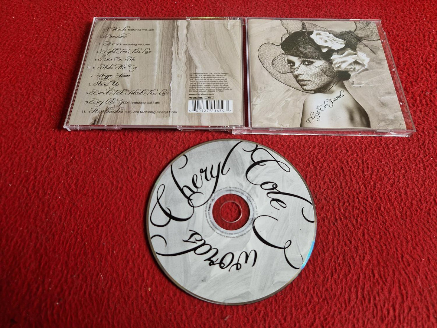 CHERYL COLE 3 WORDS CD