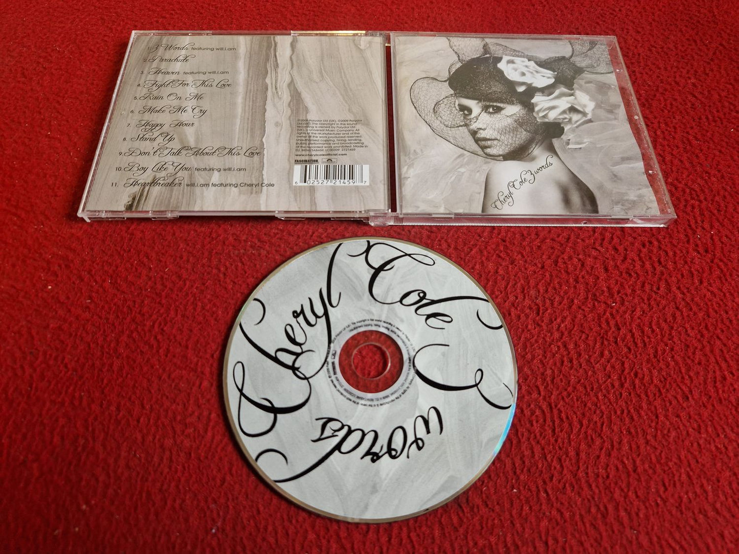 CHERYL COLE 3 WORDS CD