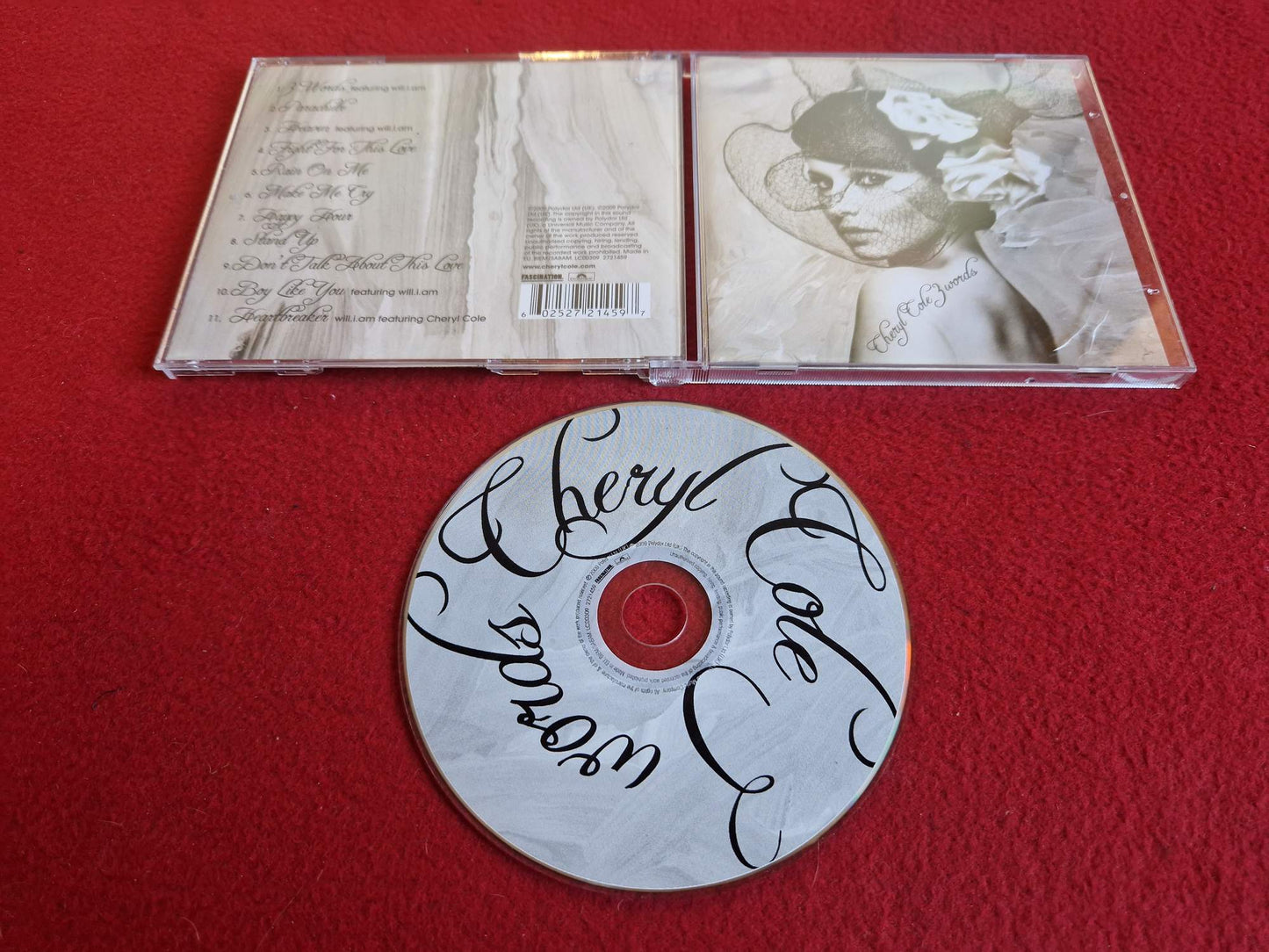 CHERYL COLE 3 WORDS CD