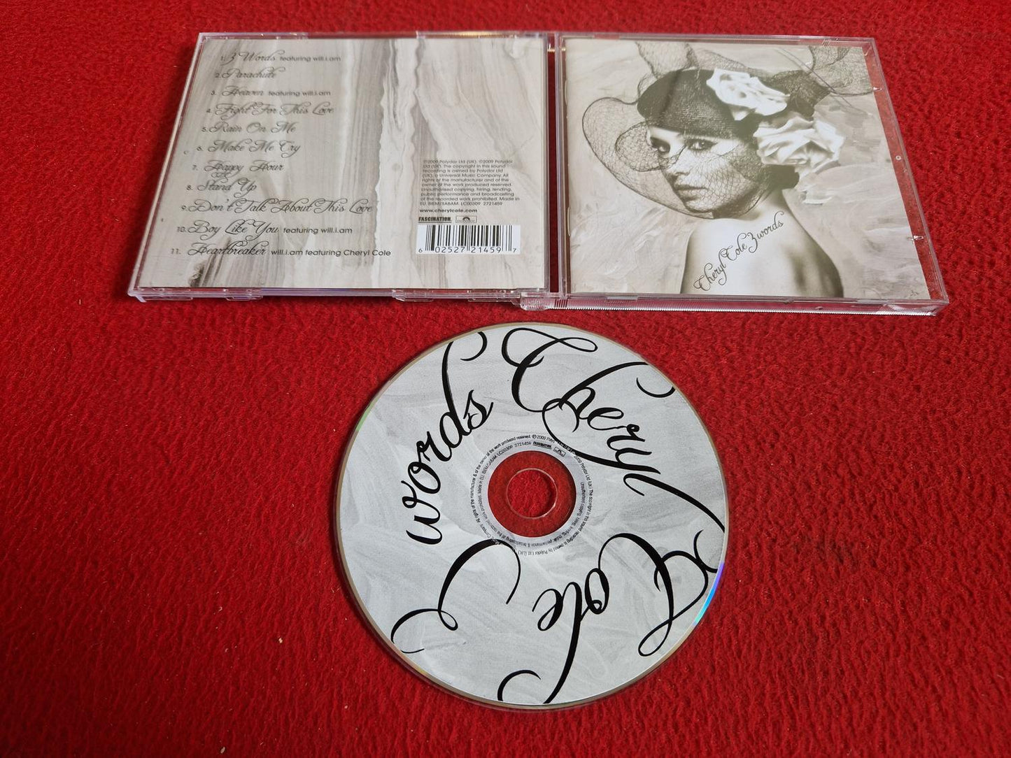 CHERYL COLE 3 WORDS CD