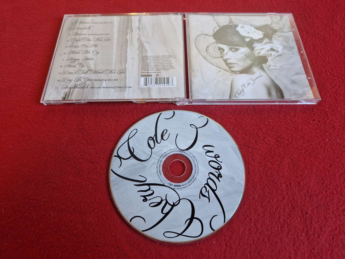 CHERYL COLE 3 WORDS CD