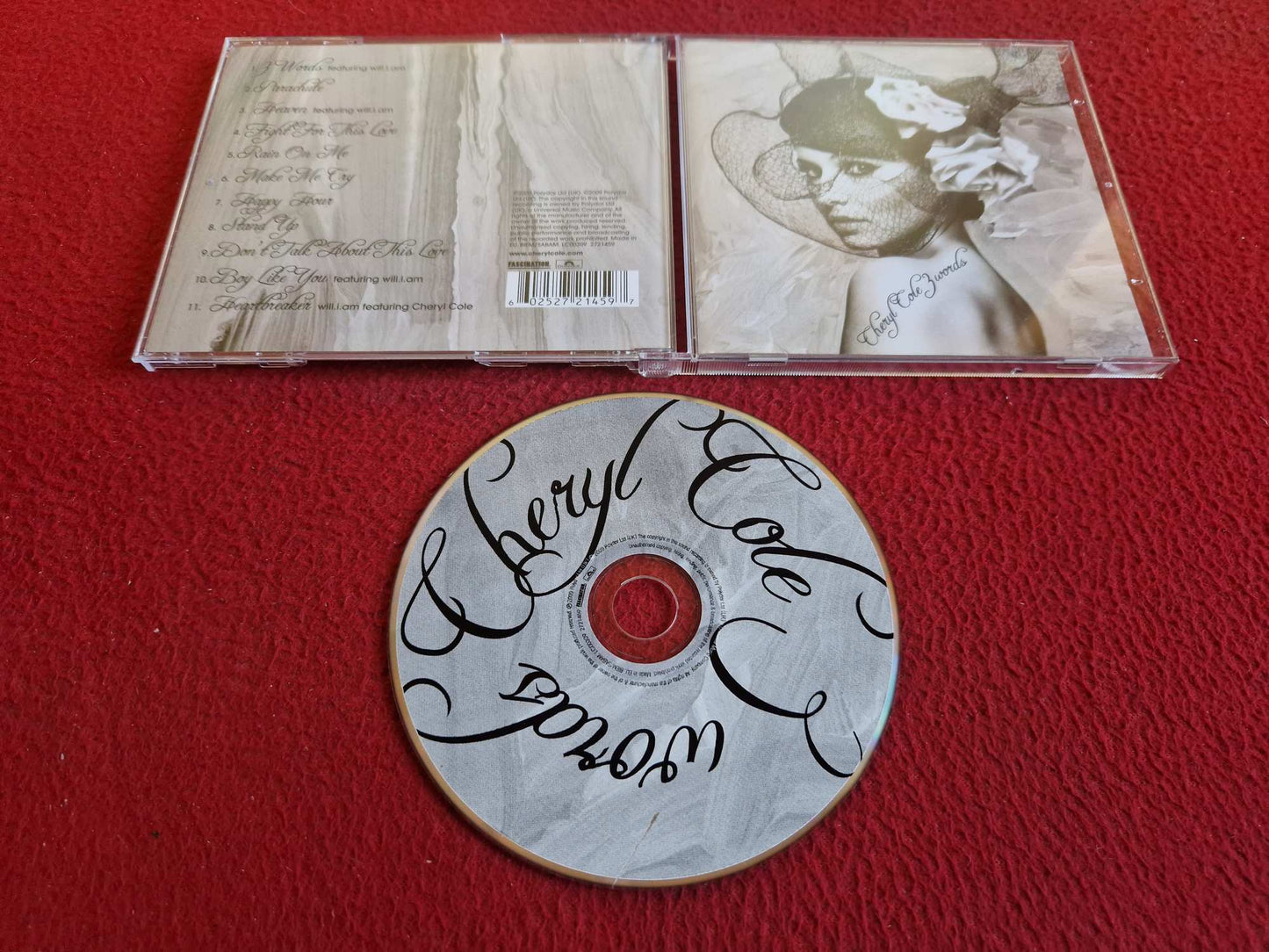 CHERYL COLE 3 WORDS CD