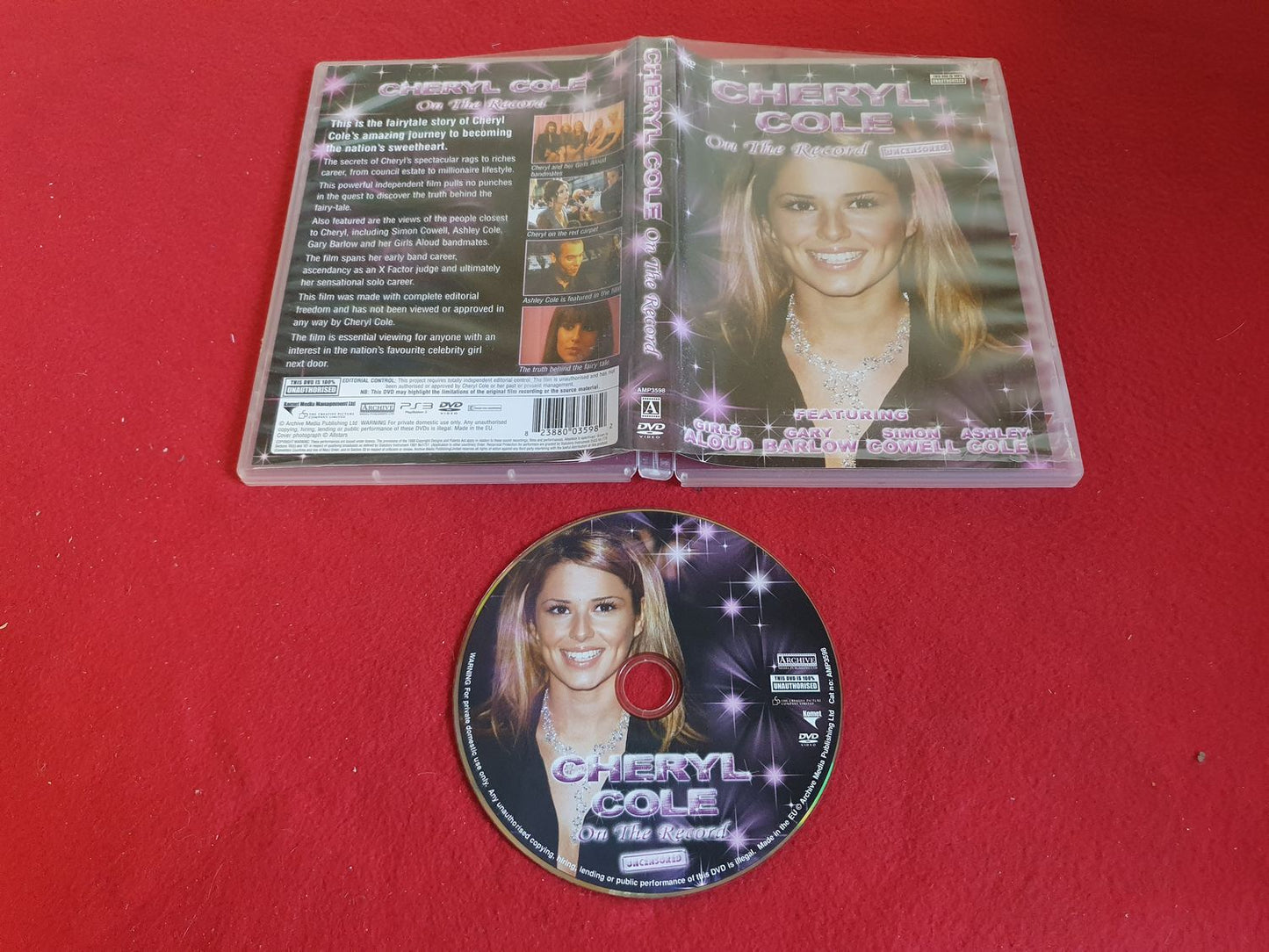CHERYL COLE ON THE RECORD [ FEAT GIRLS ALOUD / SIMON COWELL mfl ] till DVD