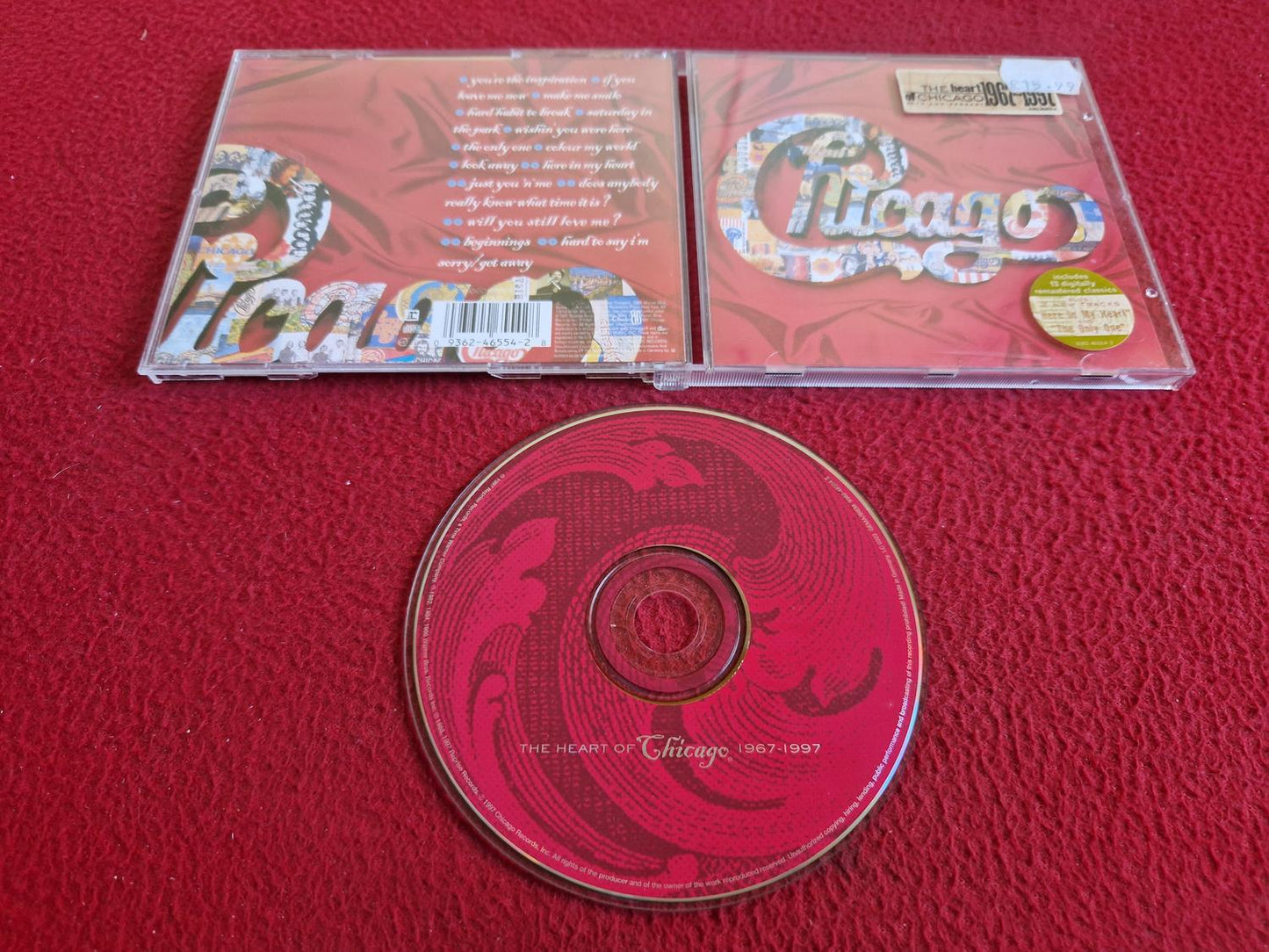 CHICAGO THE HEART OF 1967 - 1997 CD