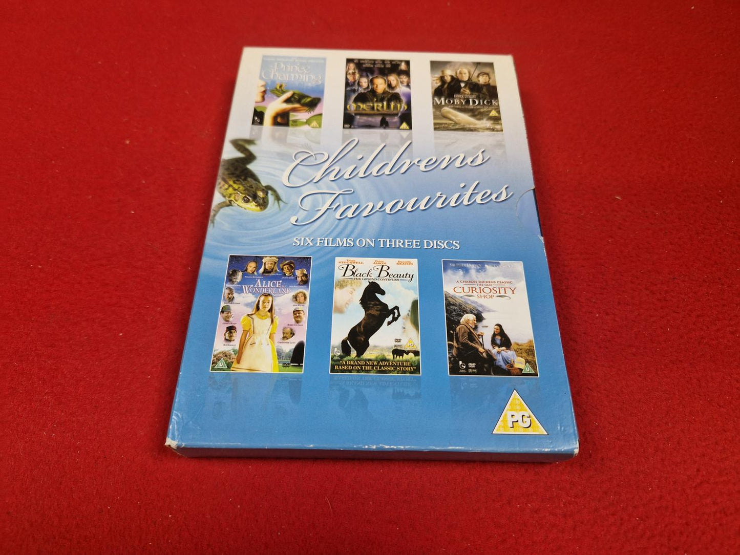 CHILDREN'S FAVOURITES PRINCE CHARMING MERLIN MOBY DICK mfl BOX till DVD