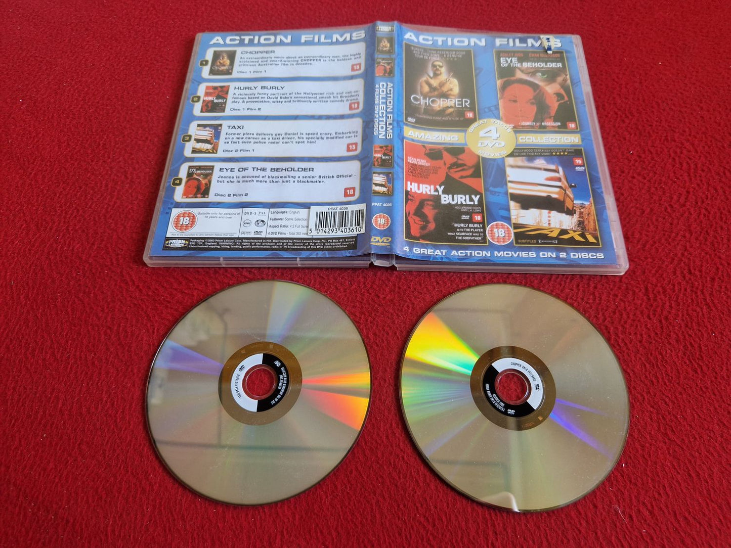 CHOPPER / EYE OF THE BEHOLDER / HURLY BURLY / TAXI DVD